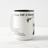 グラマン F6F-3 ヘルキャット ツートーンマグカップ (正面左)