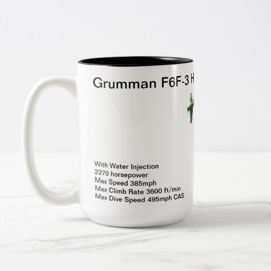 グラマン F6F-3 ヘルキャット ツートーンマグカップ (左)