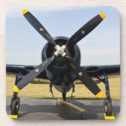 グラマン F8F ベアキャット 艦上戦闘機 コースター (正面)