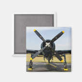 グラマン F8F ベアキャット 艦上戦闘機 on the マグネット (正面/裏面)