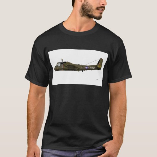 グラマンOV-1のモホーク語 Tシャツ (正面)