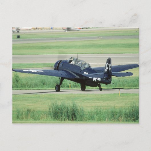 グラマンTBF/TBM アベンジャー海軍空母魚雷 ポストカード (正面)