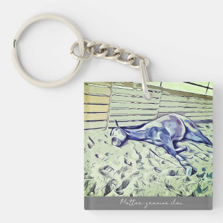 グラマーちゃんイラスト風アクリル キーホルダー