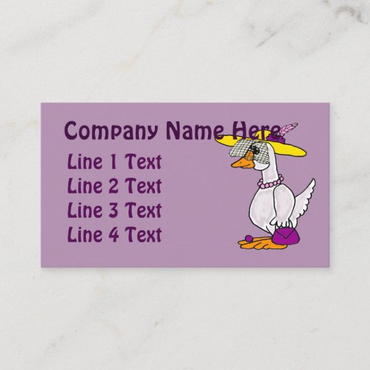 グラマーなガおもしろいチョウ漫画 名刺 (正面)