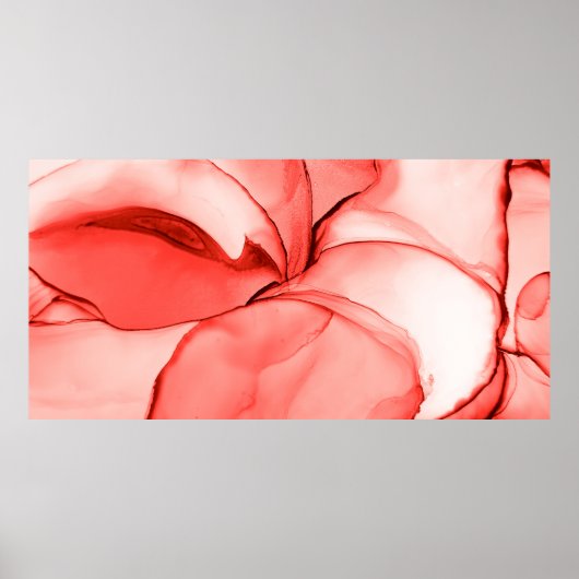 グラマーの水の色。パステルブライト効果ピンクソープ ポスター (正面)