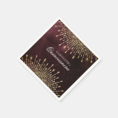 グラマーアールデコブルゴーニュヴィンテージキンセアニェラ スタンダードカクテルナプキン (角)