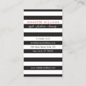 グラマーエレガントスモダンスタイリスト 名刺 (裏面)