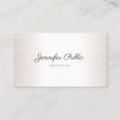 グラマーエレガントモダンテンプレート 名刺 (正面)