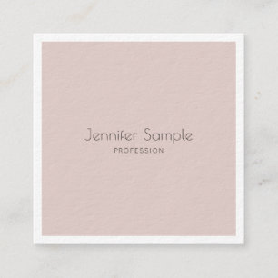 グラマーエレガントモダンデザインラグジュアリーテンプレート スクエア名刺