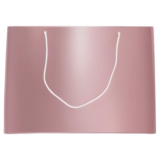 グラマーエレガントモダンバラ金ゴールドテンプレートトレンディー ラージペーパーバッグ (正面)