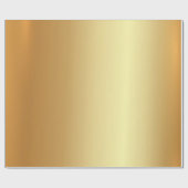 グラマーエレガント金ゴールドクールギフトモダンゴールデン ラッピングペーパー (フラット)