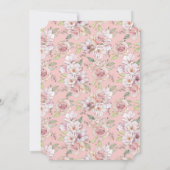 グラマーガール ブライド ブライズシャワー 招待状 (裏面)