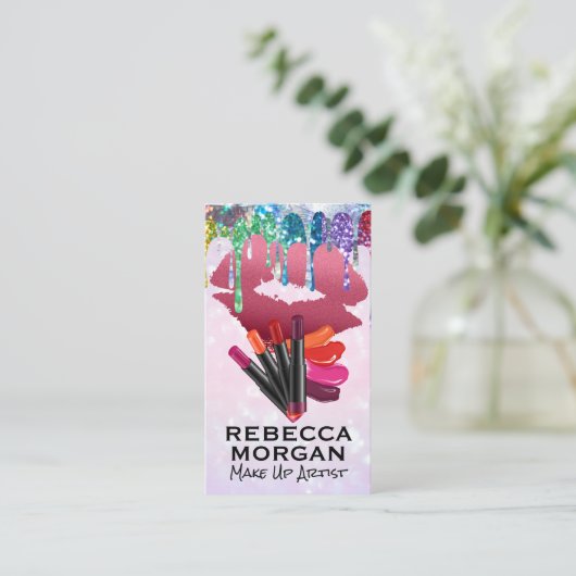 グラマーグリッターシャイニードリップ |リップスティックキス 名刺 (スタンド正面)