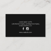 グラマーグリッターソーシャルメディア 名刺 (裏面)