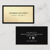 グラマーグリッターソーシャルメディア 名刺 (正面/裏面)