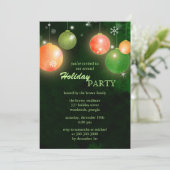 グラマーグリーンウィンターホリデーパーティー 招待状 (スタンド正面)