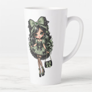 グラマーグリーンベビードール カフェラテマグ