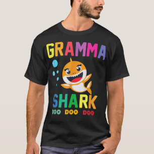 グラマーシャークGrammaシャーク恋人ファミリーマザーズDa Tシャツ