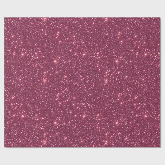 グラマースタイリッシュ・ブルガンきらめくディ輝くパーティー ラッピングペーパー (フラット)