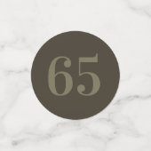 グラマーテパーソナライズされたーブル紙吹雪65 コンフェッティ (スモール正面)