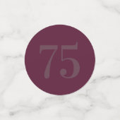 グラマーテパーソナライズされたーブル紙吹雪75 コンフェッティ (スモール正面)