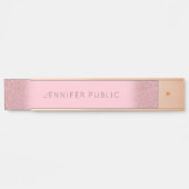 グラマーバラ金ゴールドグリッターエレガントテンプレート サインプレート (正面)