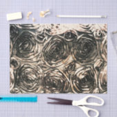 グラマーバラ金ゴールドブロンズ素朴フローラグラム 薄葉紙 (クラフト)