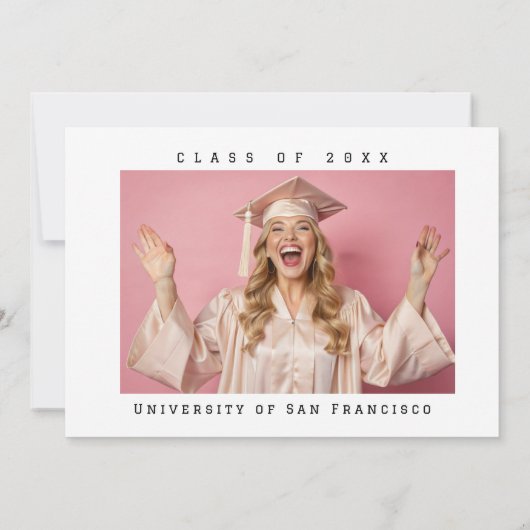 グラマーバラ金ゴールドボウ卒業パーティー招待状 招待状 (裏面)