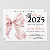 グラマーバラ金ゴールドボウ卒業パーティー招待状 招待状 (正面/裏面)