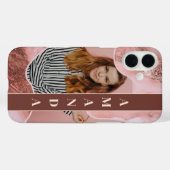 グラマーバラ金ゴールドマーブルシャイン写真 Case-Mate iPhoneケース (裏面 (横))