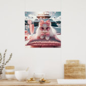 グラマーファッション高級ライフスタイル写真 ポスター (キッチン)