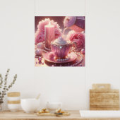 グラマーファッション高級ライフスタイル写真 ポスター (キッチン)