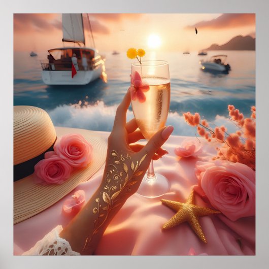 グラマーファッション高級ライフスタイル写真 ポスター (正面)