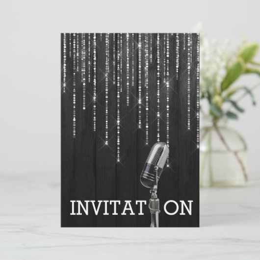 グラマーフェスティバル誕生日パーソナライズされた招待状 招待状 (スタンド正面)