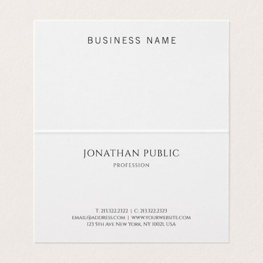 グラマーモダンエレガントフェイク金ゴールドテンプレート保険料 名刺 (内部フラット)