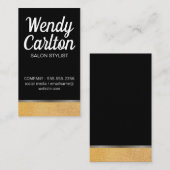 グラマーモダングリッター/ブラック 名刺 (正面/裏面)