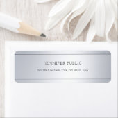 グラマーモダンシルバークリエイティブ差出人住所 ラベル (インサイチュ)