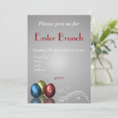 グラマールイースターエッグ – イースターブランチ招待状 招待状 (スタンド正面)