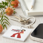 グラマー女性 キーホルダー (正面右)