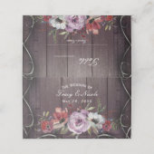 グラマー素朴ンウッドフローリッシュフローラテーブル プレイスカード (外部開封)