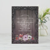 グラマー素朴ンウッドフローリッシュ&フローラブライダル 招待状 (スタンド正面)