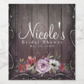 グラマー素朴ンウッドフローリッシュ&フローラワイン ワインラベル (シングルラベル)