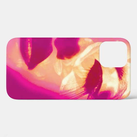 グラマー絵を描ピンクファッション女子顔 Case-Mate iPhoneケース (裏面 (横))