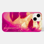 グラマー絵を描ピンクファッション Case-Mate iPhoneケース (裏面 (横))