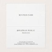 グラマー金ゴールドエレガントモダンテンプレートプロフェッショナル 名刺 (内部フラット)