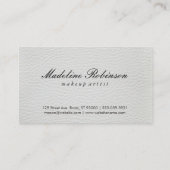 グラマー金ゴールドグリッターキスレザー 名刺 (裏面)