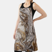 グラマー001液体茶色の色のエプロン エプロン (インサイチュ)