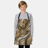 グラマー001液体茶色 エプロン (着用した状態)