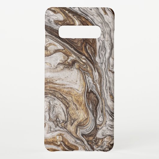 グラマー001液体茶色 SAMSUNG GALAXYケース (裏面)