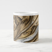 グラマー002液体茶色の巨大コーヒーマグ ジャンボコーヒーマグカップ (正面)